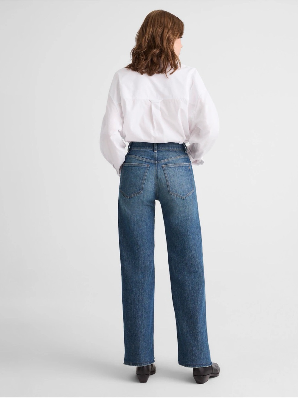 MADEWELL NWT The Petite Perfect Vintage Wide-Leg Jean  size 28P - Picture 4 of 13